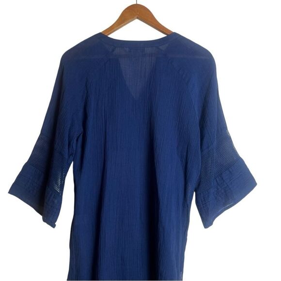 Bianca nygard navy sheer tunic. Size 10 - Picture 4 of 6